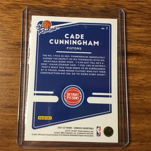 NBA Cade Cunningham The Rookies RC - Picture 2 of 2